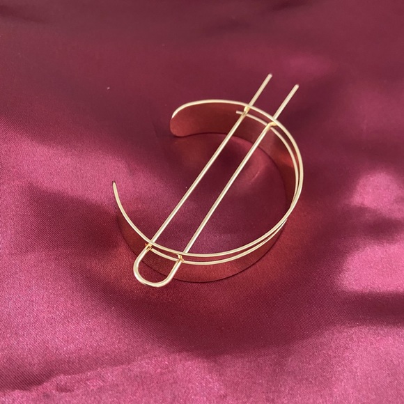 💕Last one Metal Golden Hair Cuff Bun Cage - Picture 3 of 5